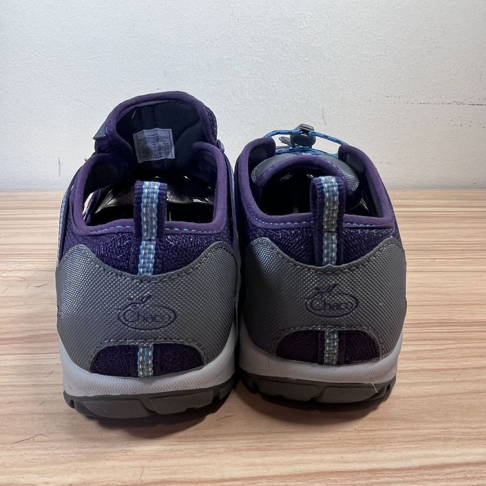 Chaco Outcross Evo Womens Size 6.5 Shoes Purple Gray Hiking‎ Sandals Outdoor - Picture 4 of 9